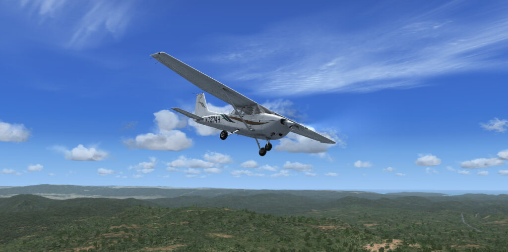plane in flight simulator like real life