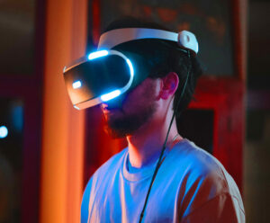 VR Flight Simulator Headset